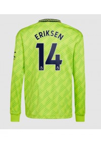 Manchester United Christian Eriksen #14 Fotballdrakt Tredje Klær 2022-23 Lange ermer